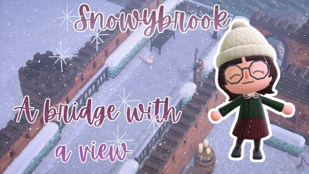 Снежный сухопутный мост + Вопросы и ответы со мной | Зимний остров в Animal Crossing New Horizons ❄️