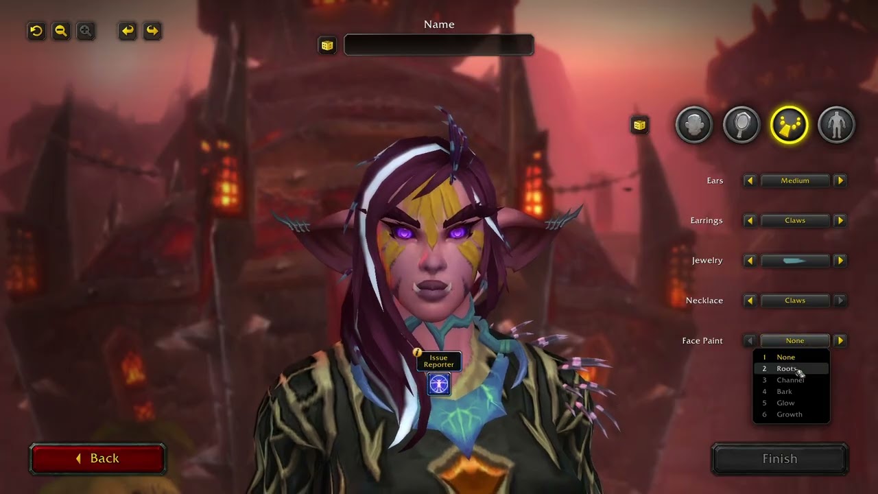 World of Warcraft Haranir Character creation