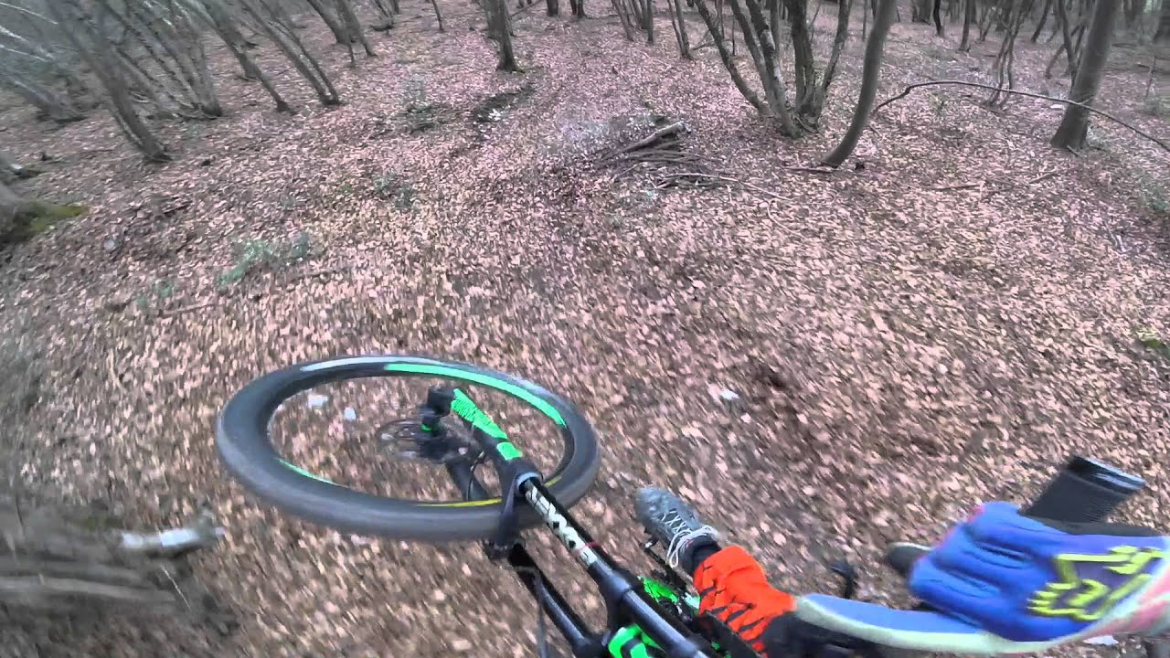 Serlin trail - downhill / freeride RAW - GoPro hero 4 session POV