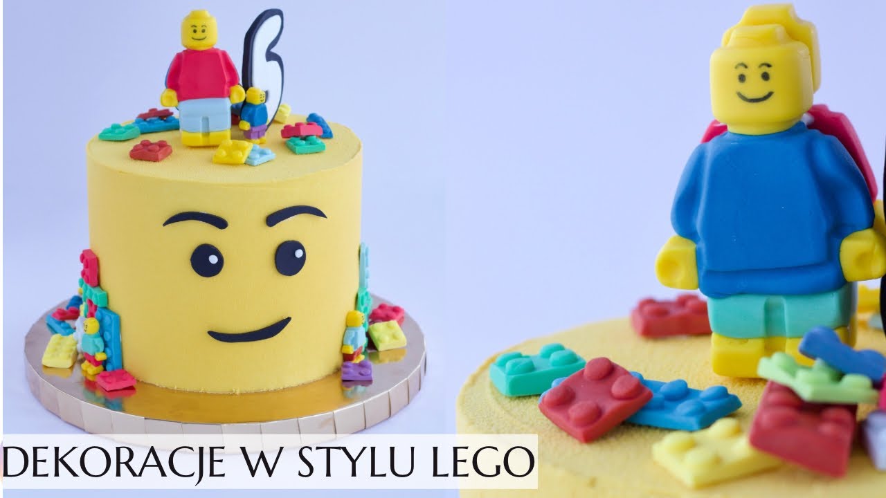 Jak zrobić dekoracje na tort w stylu Lego