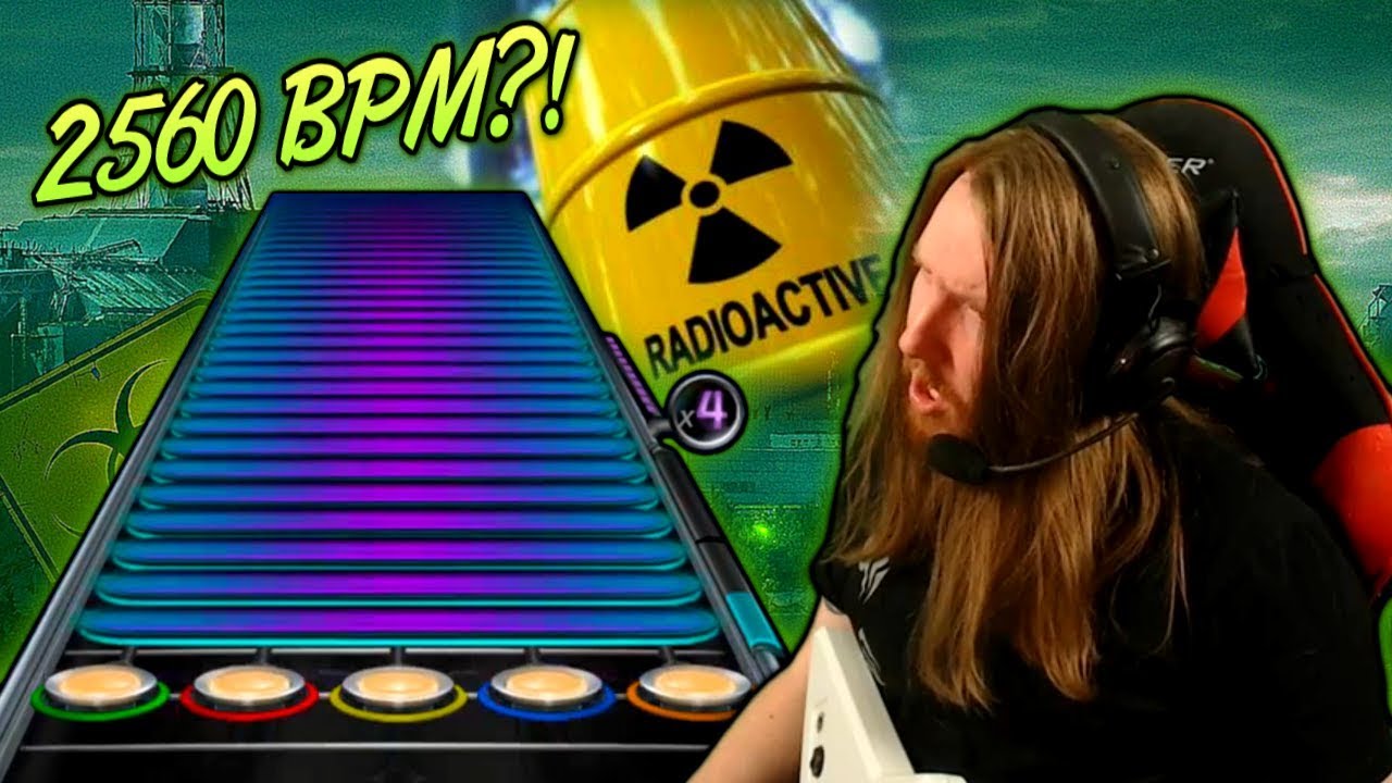 2560 BPM?! ~ Playing URANOID on plastic guitar [Extratone / Extreme Speedcore]