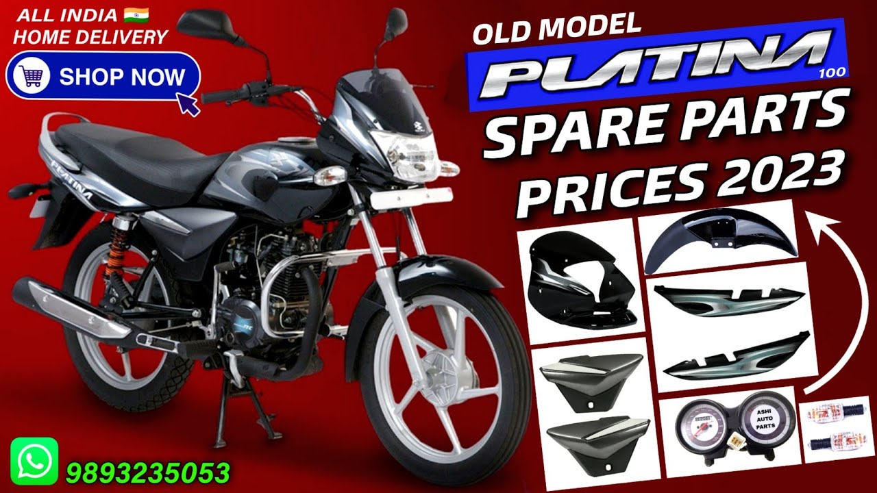 BAJAJ PLATINA OLD MODEL 🔥 SPARE PARTS PRICES || PLATINA 100 || SPARE PARTS BUY NOW 👉 9893235053 ✅