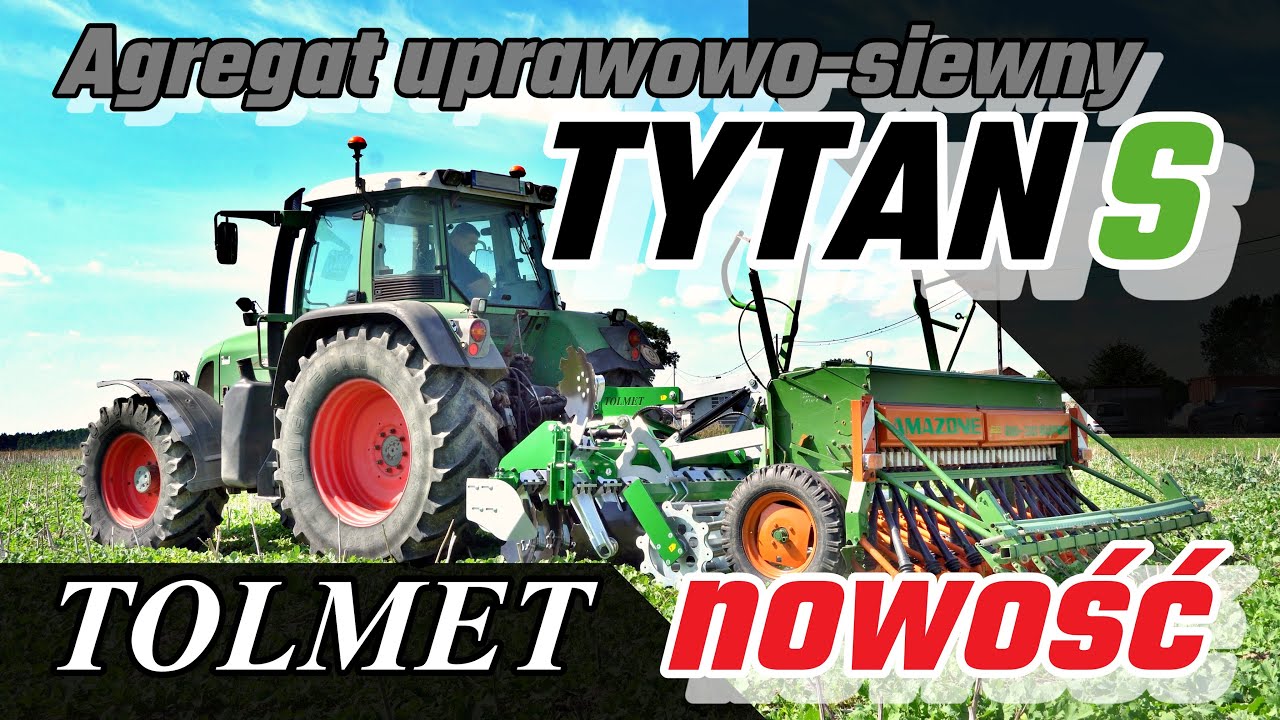Agregat uprawowo-siewny Tytan S - Tolmet