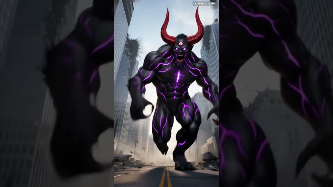 HUSKY AND JESUS CHRIST FIGHT GIANT DEMONS TO PROTECT THE CITY
