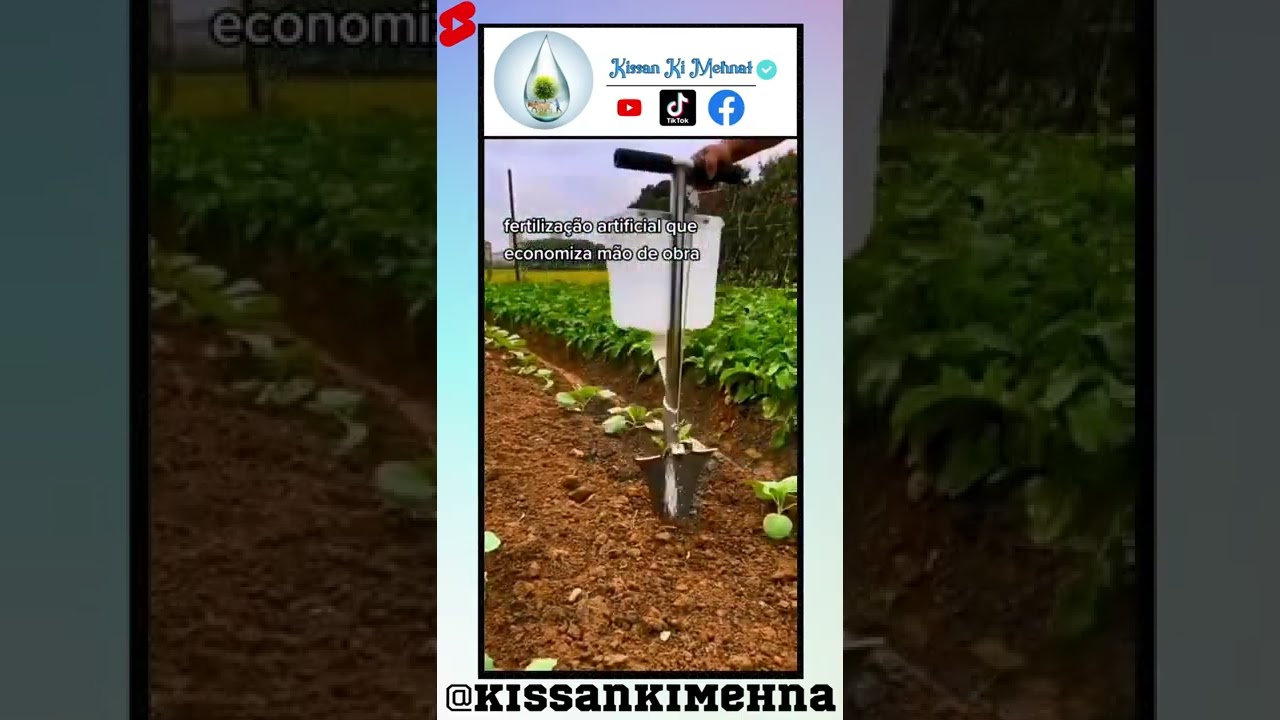 Agricultural Crops Fertilizer Tool, Automatic Crop Fertilizer Applicator, Fertilizer Tools, AgriTool