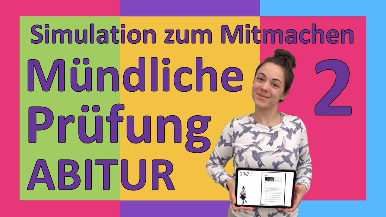 Mathe Abi 2026 | MÜNDLICHE PRÜFUNG 2 | Simulation zum Mitmachen | Häufigste Fragen 1.+ 2. Teil
