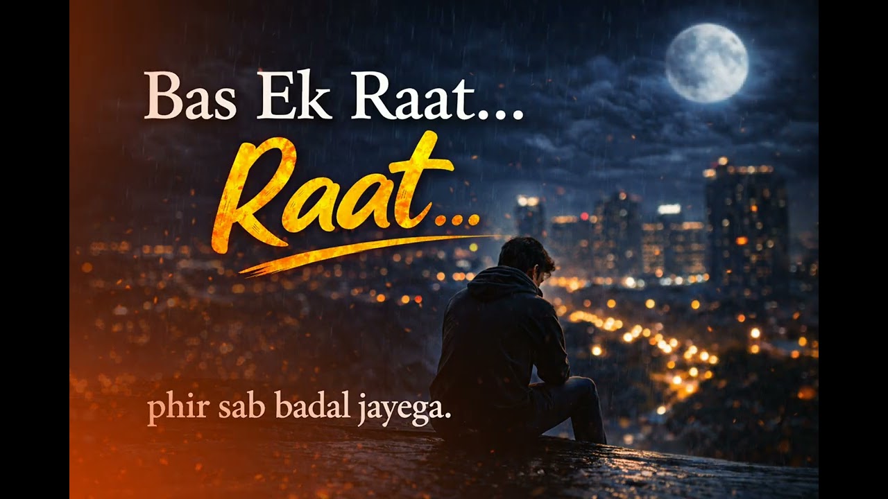 Bas Ek Raat | Emotional New Song 2026 #vaadaverse