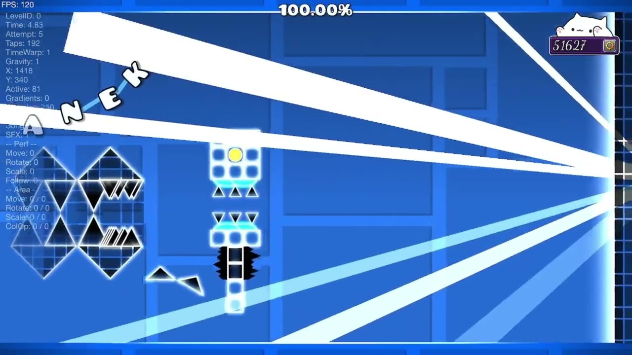 goofy ahh impossible level i made in gd (showcase)