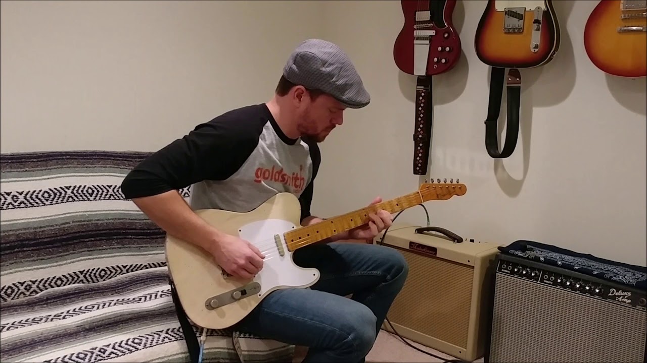 Fatpups Pickups - Blackguard telecaster set with Muleskinner amp