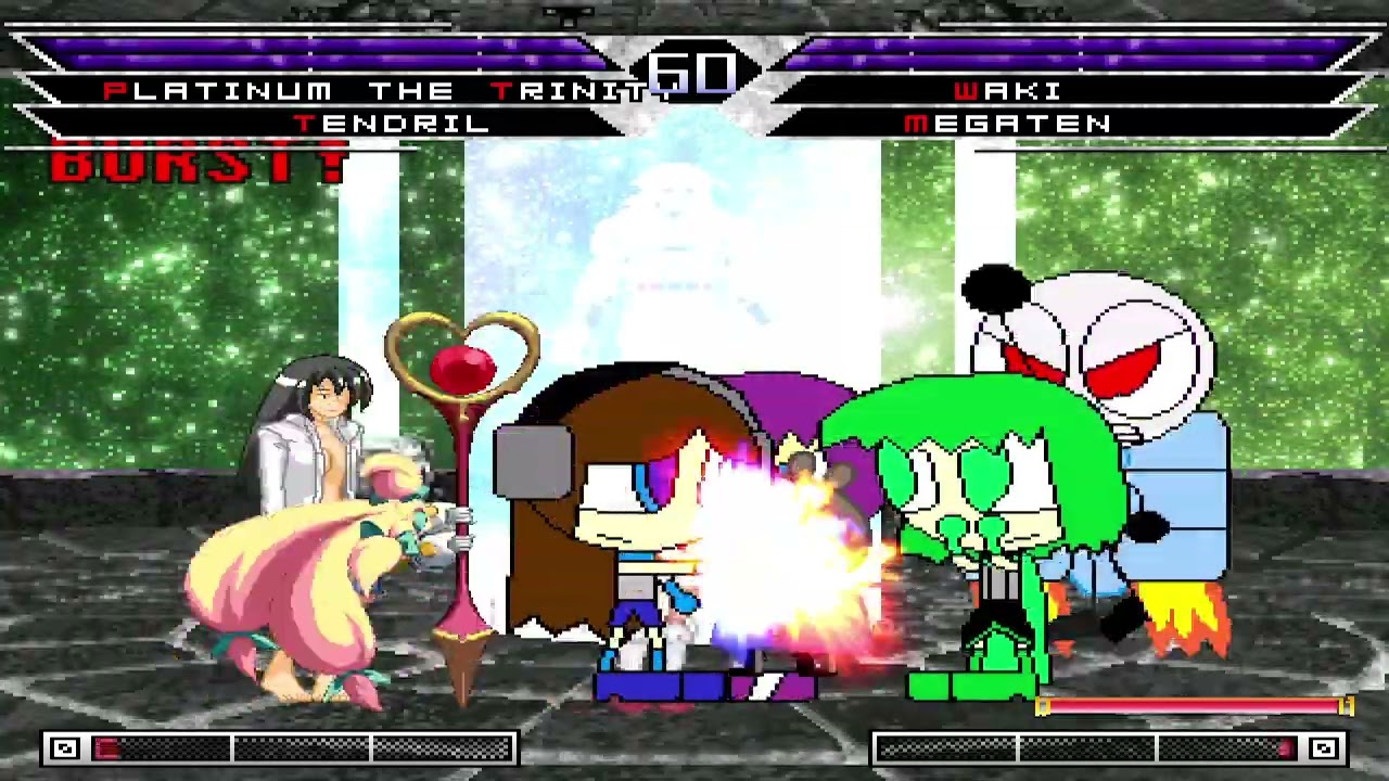 KOF MUGEN Tag Team P The Trinity Tendril Madoka Kaname Kadariro vs Waki Megaten Peppa Pig Crystal