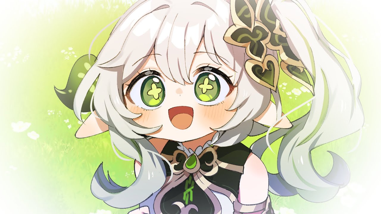 【手描き原神】陽だまりのスメール【ナヒーダ誕生日 】