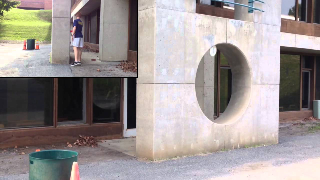 Vertical Spin Frisbee Trick Shot