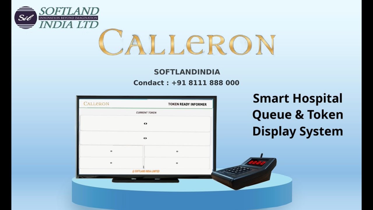Caller On &ndash; Smart Hospital Queue & Token Display System | Easy Patient Calling Solution
