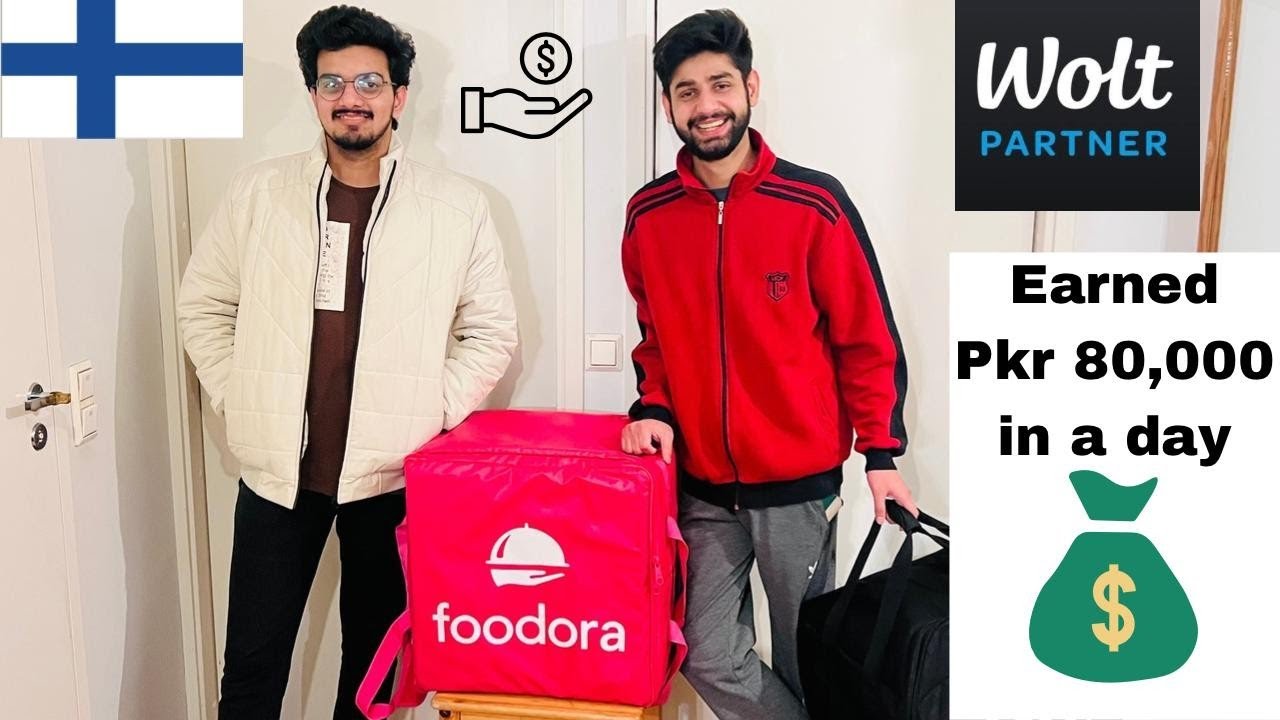 Earnings in Finland. 💵 💵!Food delivery job income? One day Earning.