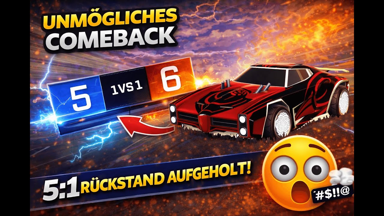 Das UNMÖGLICHE geschafft! 5:1 Rückstand, doch dann das... | Rocket League #1