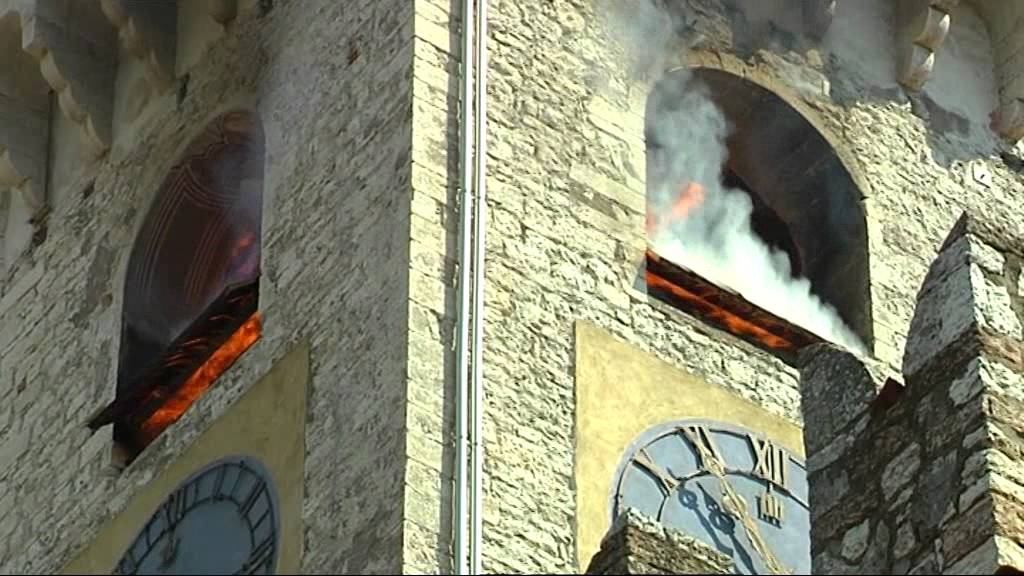 TRENTO: INCENDIO TORRE CIVICA