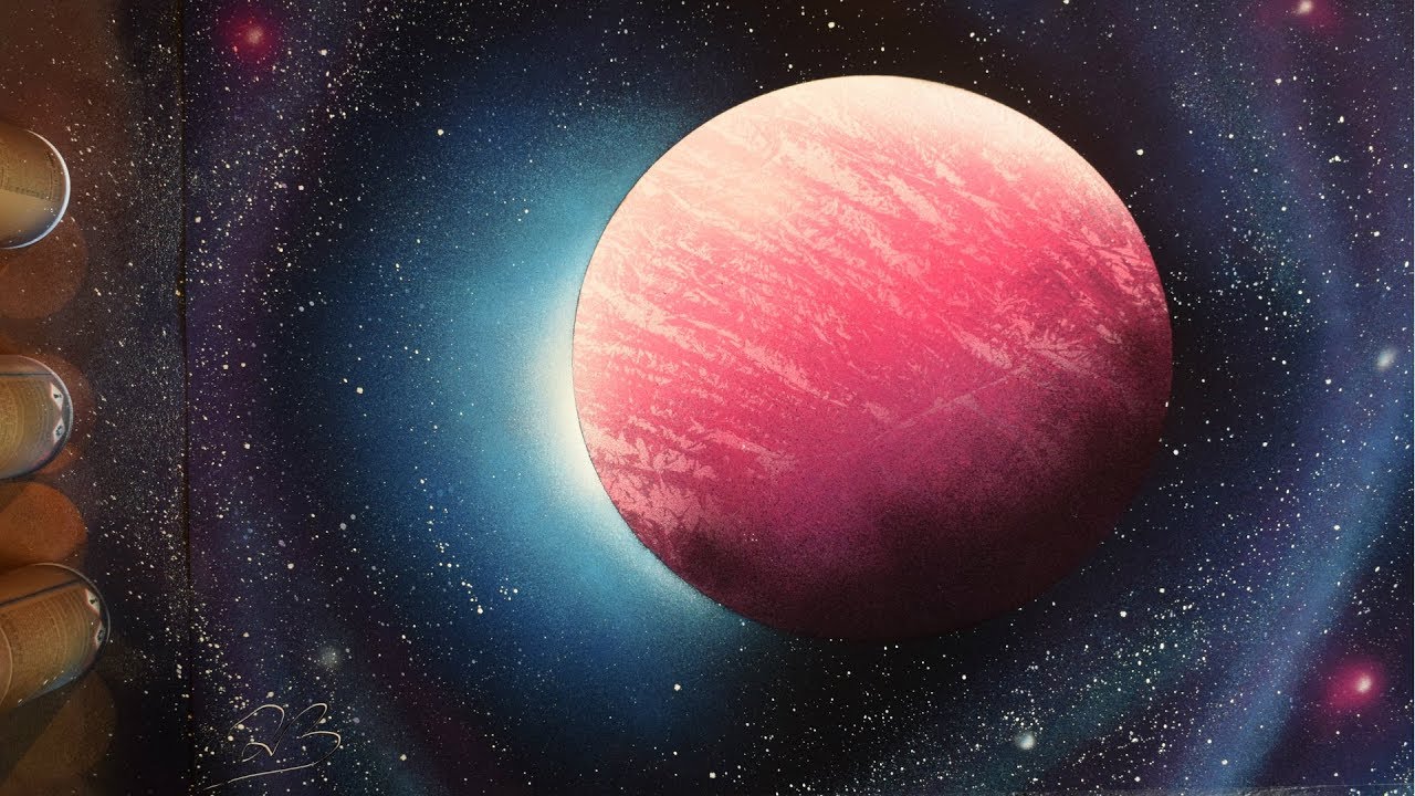 Spray Paint Art - Planet Tutorial by Jon Barber