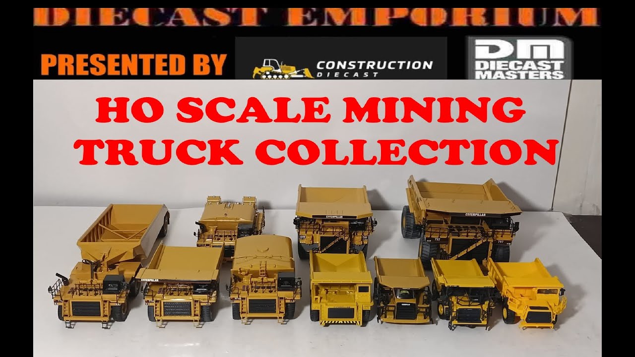 HO Scale Diecast & Brass Off-Highway & Mining Trucks Collection