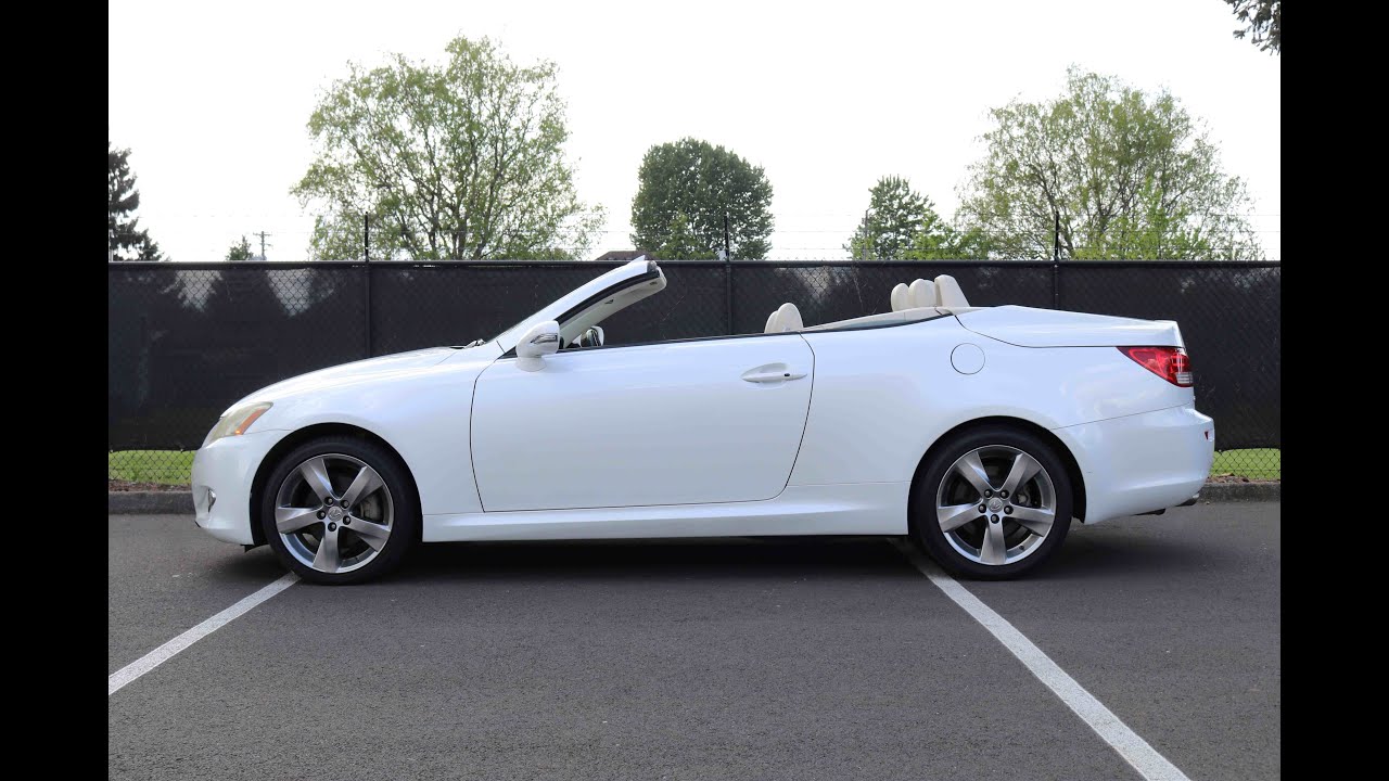 Руководство и информация для покупателя кабриолета Lexus IS 250C 2010 года
