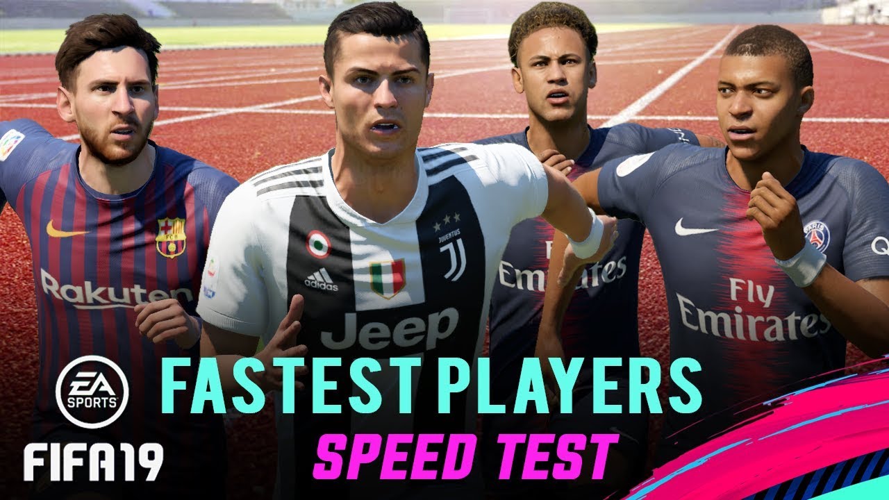 FIFA 19 | PACE/SPEED TEST ft. Ronaldo, Messi, Neymar, Mbappe - 1080HD
