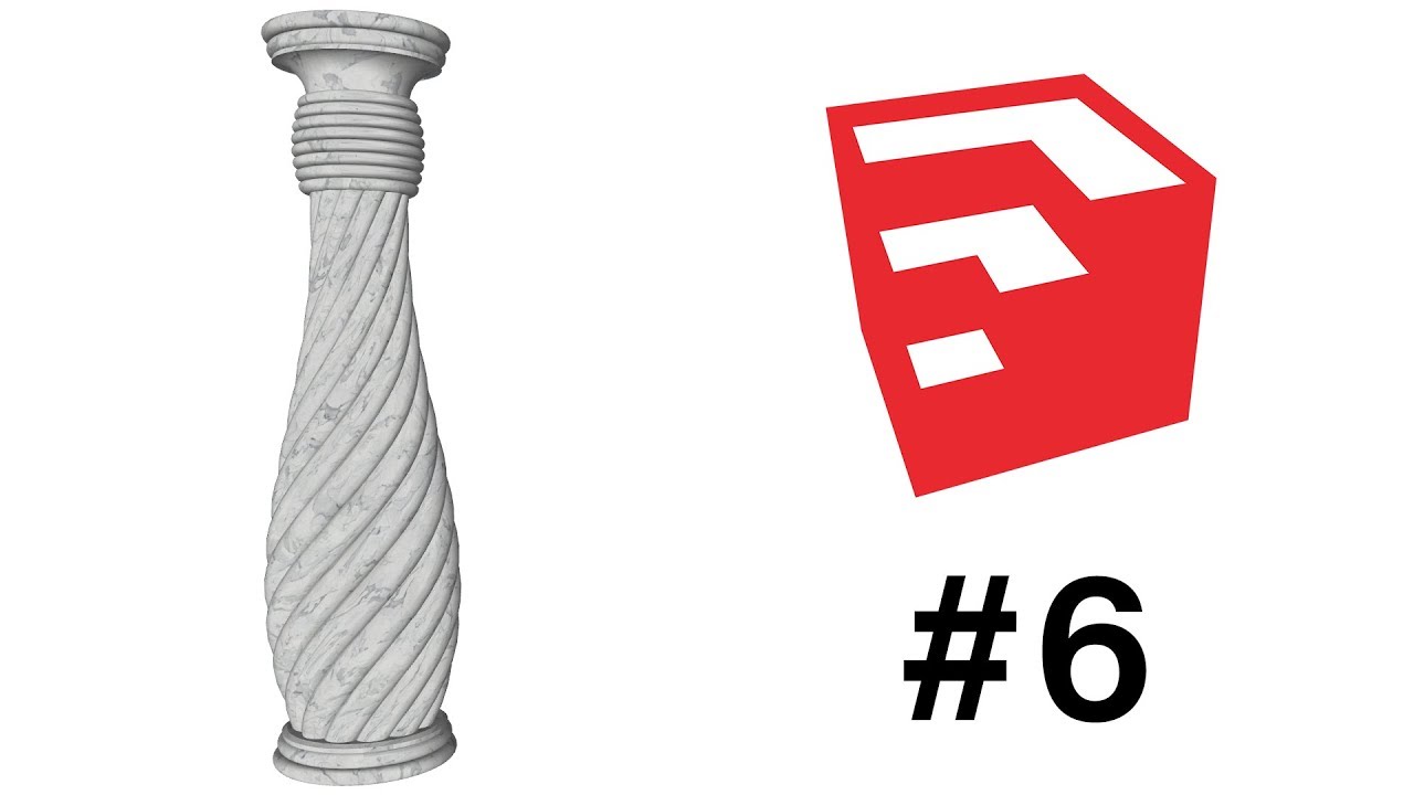 How to Make Columns In SketchUp Design - 6