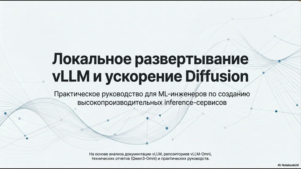 vLLM: быстрый локальный запуск и ускорение диффузионных моделей