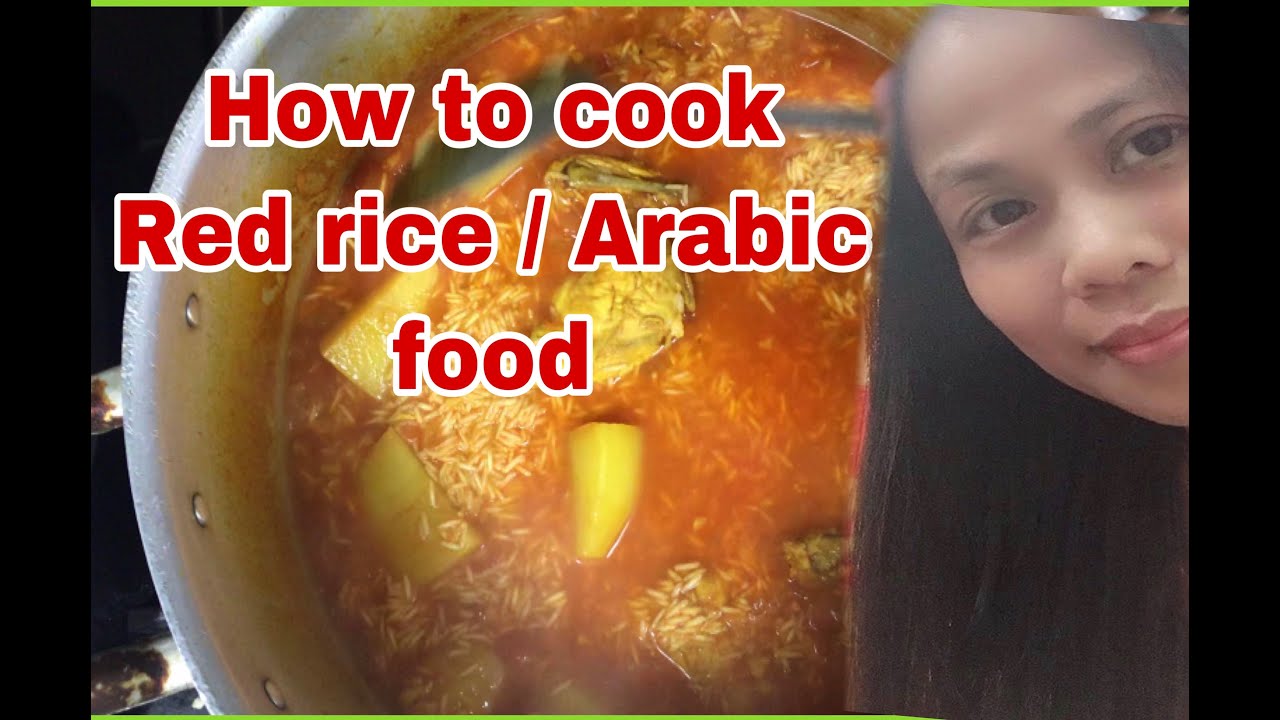 HOW TO COOK RED RICE / ARABIC FOOD / PAANO MAGLUTO  NG PULANG KANIN /Ate Rose Dee