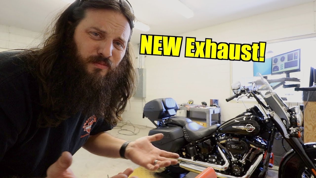 Harley Davidson Exhaust INSTALL with Dyno numbers