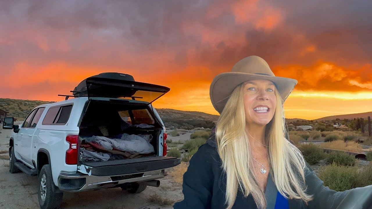SOLO on the ROAD Thunderstorms & My first Hip Camp | California to Joseph OREGON | Van Life