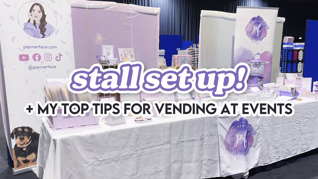 Stall Prep for Stationery Fest | Tips & Tricks for Selling at Conferences | Plannerface