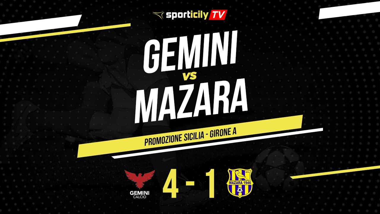 Gemini - Mazara | Promozione Sicilia Girone A | Highlights & Goals