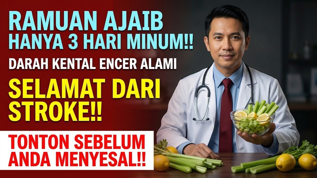 RAMUAN AJAIB HANYA 3 HARI MINUM‼️Orang Ini Sembuh dan Selamat dari Stroke Gara-Gara Ramuan Dapur Ini