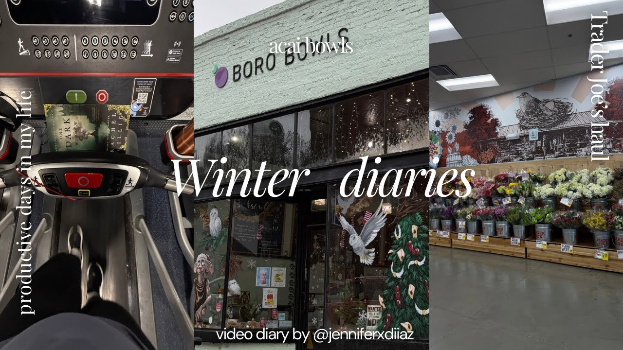 winter diaries: spend some productive days with me