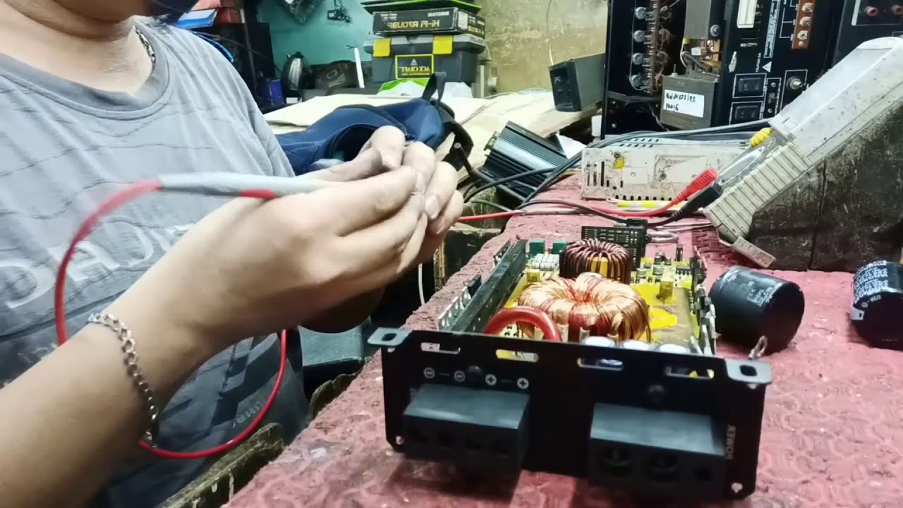 SOUND MAGUS DK-1200 car amplifier repair part 1