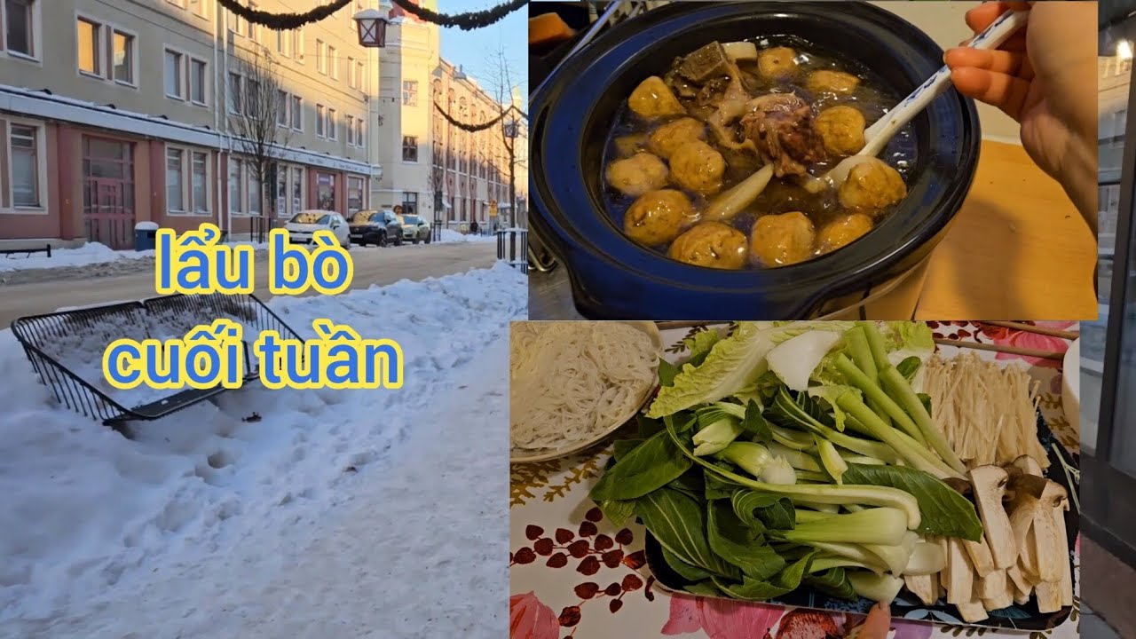🇻🇳❤️🇸🇪 đi Thổ Nhỉ Kỳ mua rau về ăn lẩu cuối tuần 