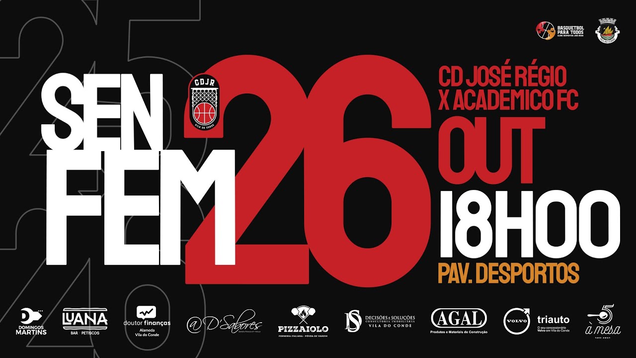 CD José Régio x Académico FC (Taça de Portugal 25/26)