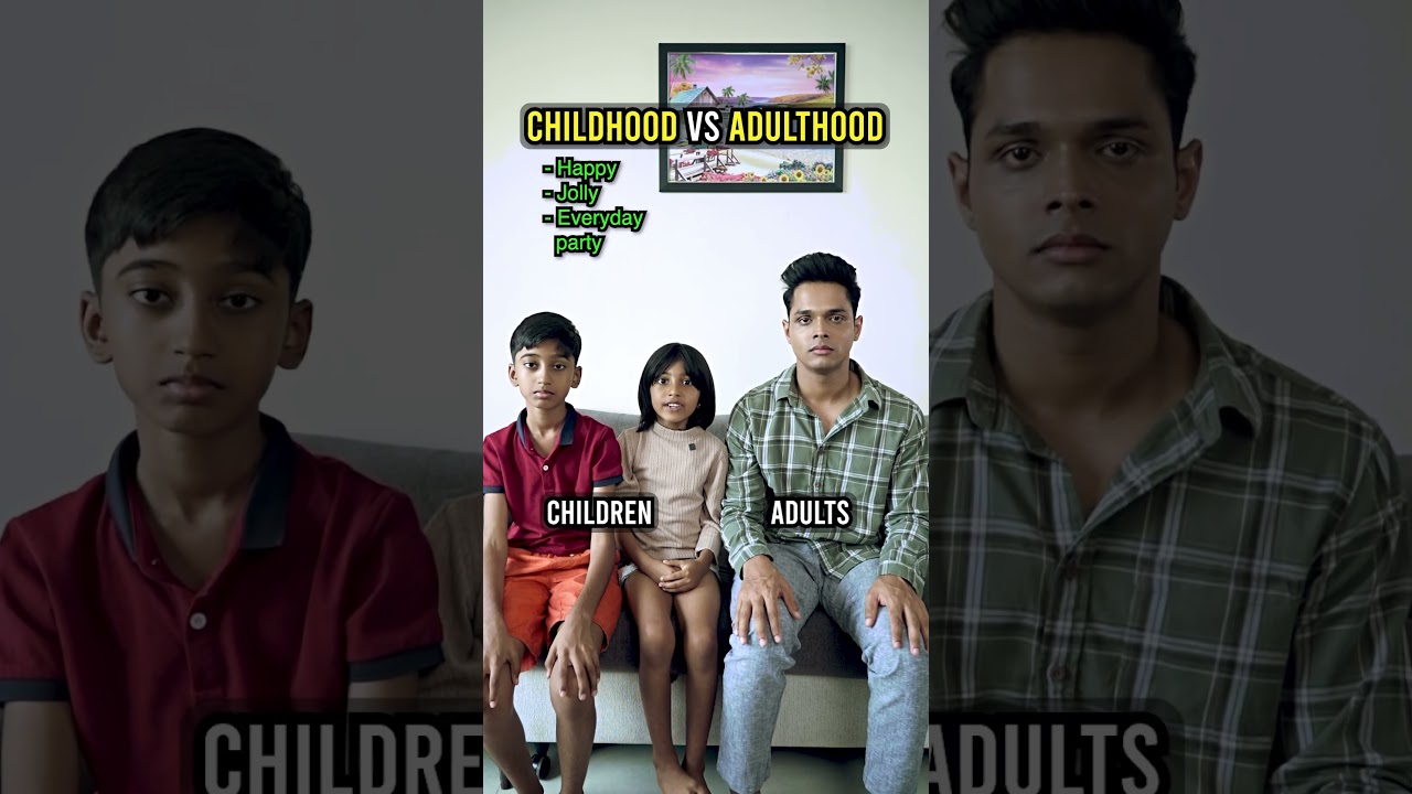 Childhood vs Adulthood | Mac Macha | #Shorts
