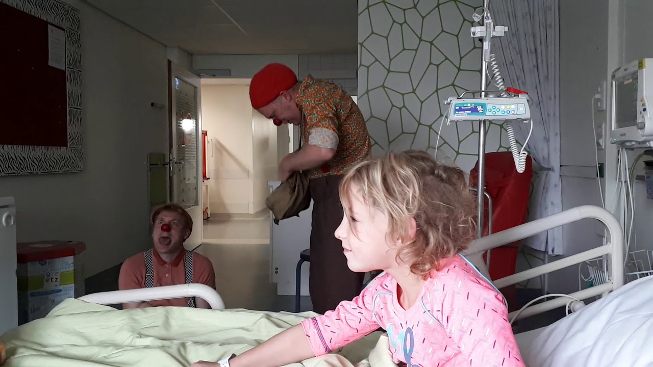 20181002 Cliniclowns bij Sanne op bezoek