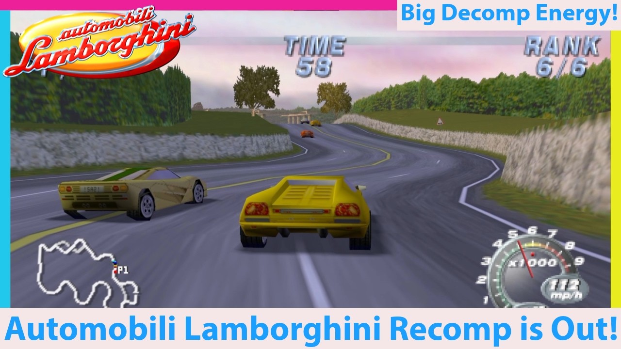 Automibili Lamborghini Recomp Out NOW! More N64 Recomps
