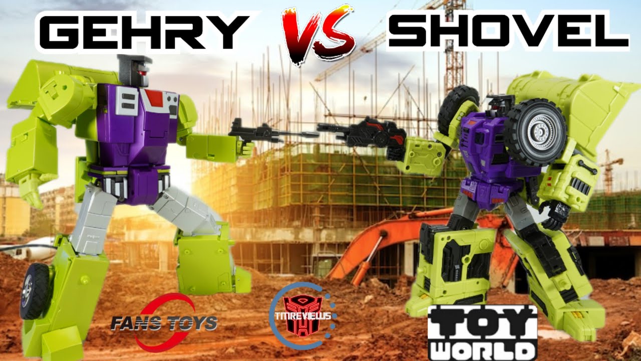 Comparison: FansToys FT-32A Gehry VS Toyworld TW-C05 Shovel (AKA Scrapper)