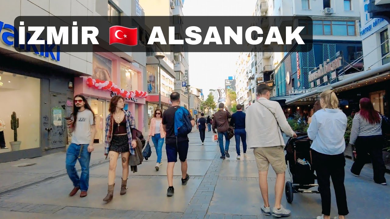 İzmir’s Alsancak: Life in the Streets | 4K Walk 🇹🇷