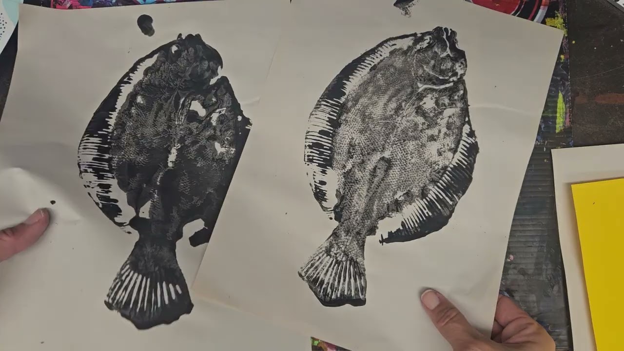 Printing with fish and other objects 