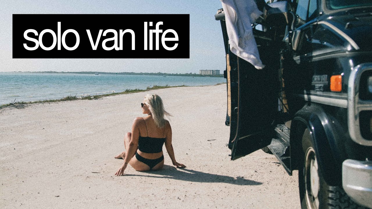 FIRST SCARE IN THE VAN | solo female van life vlog