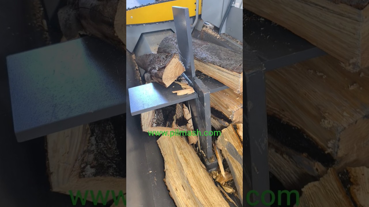 Сучасне обладнання для колки дров. Modern firewood splitting equipment
