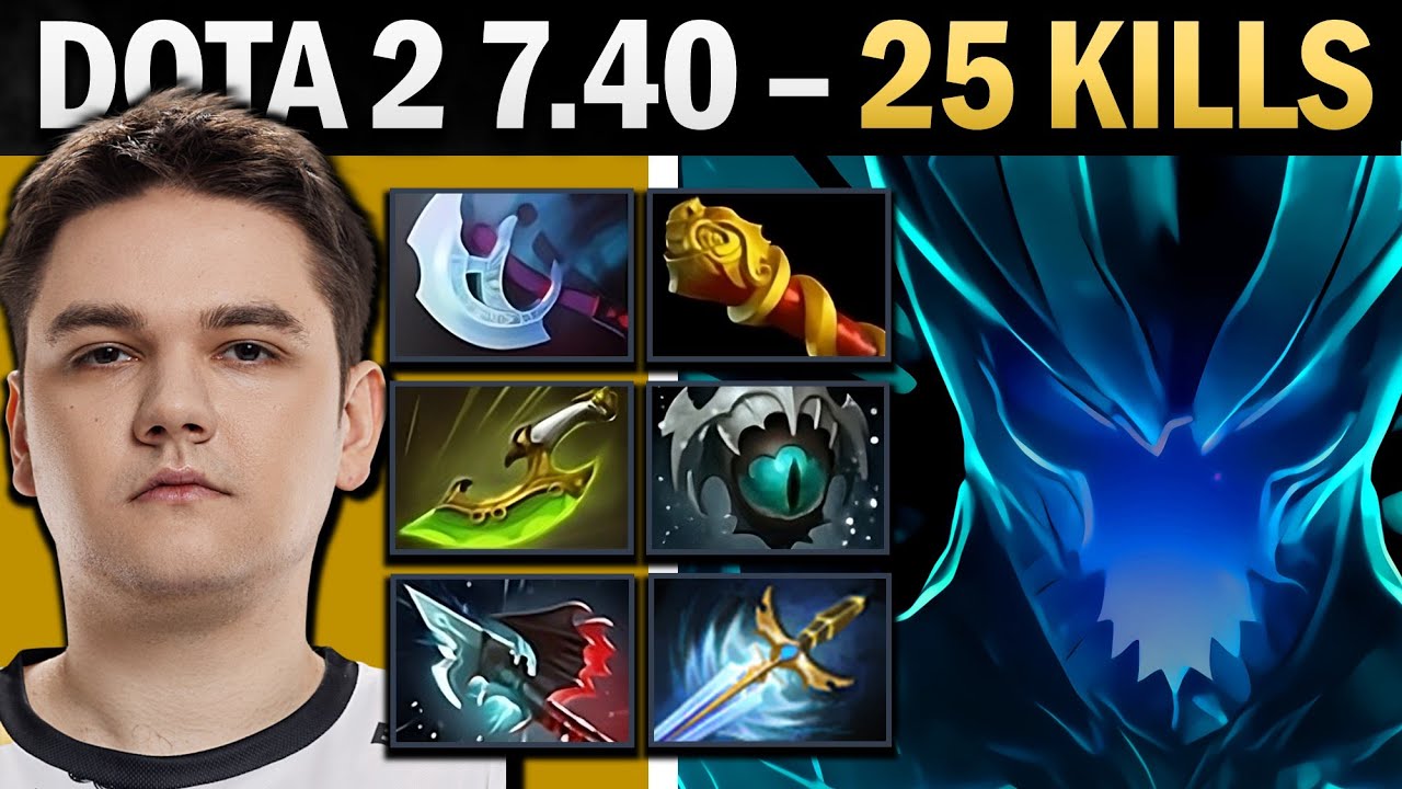 Terrorblade Pro Carry with 25 Kills and Skadi - Gameplay Dota 2