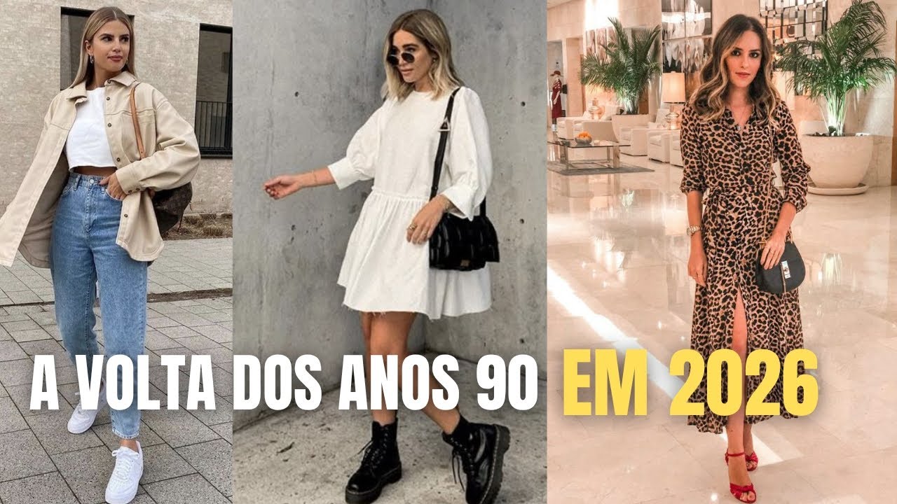 Descubra as tendências dos Anos 90 que Estão de Volta em 2026!