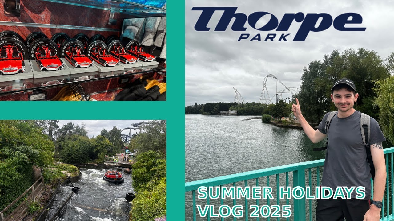 Thorpe Park Vlog August 2025 - SUMMER HOLIDAYS