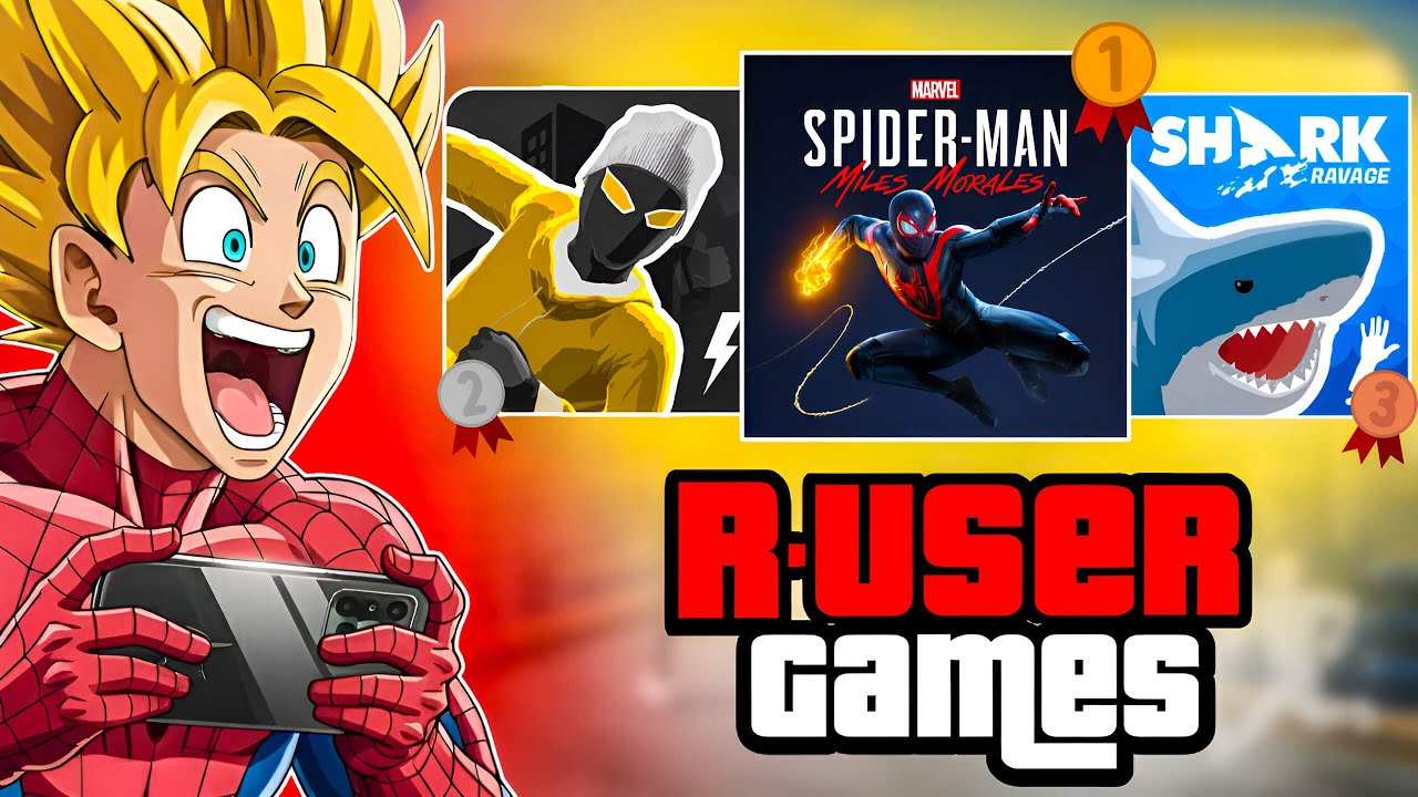 I Played All R-USER Games🔥And Ranked Them In One Video😳!