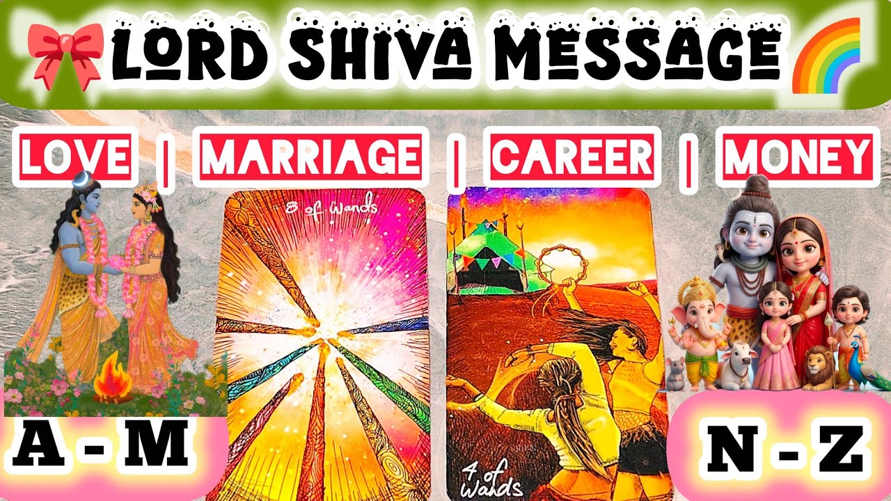 ☘️Urgent messages From LORD SHIVA 🌈🎀MAHADEV Message😀😂YOUR DESTINY🧿Marriage❤️Love♥️Timeless Reading💯
