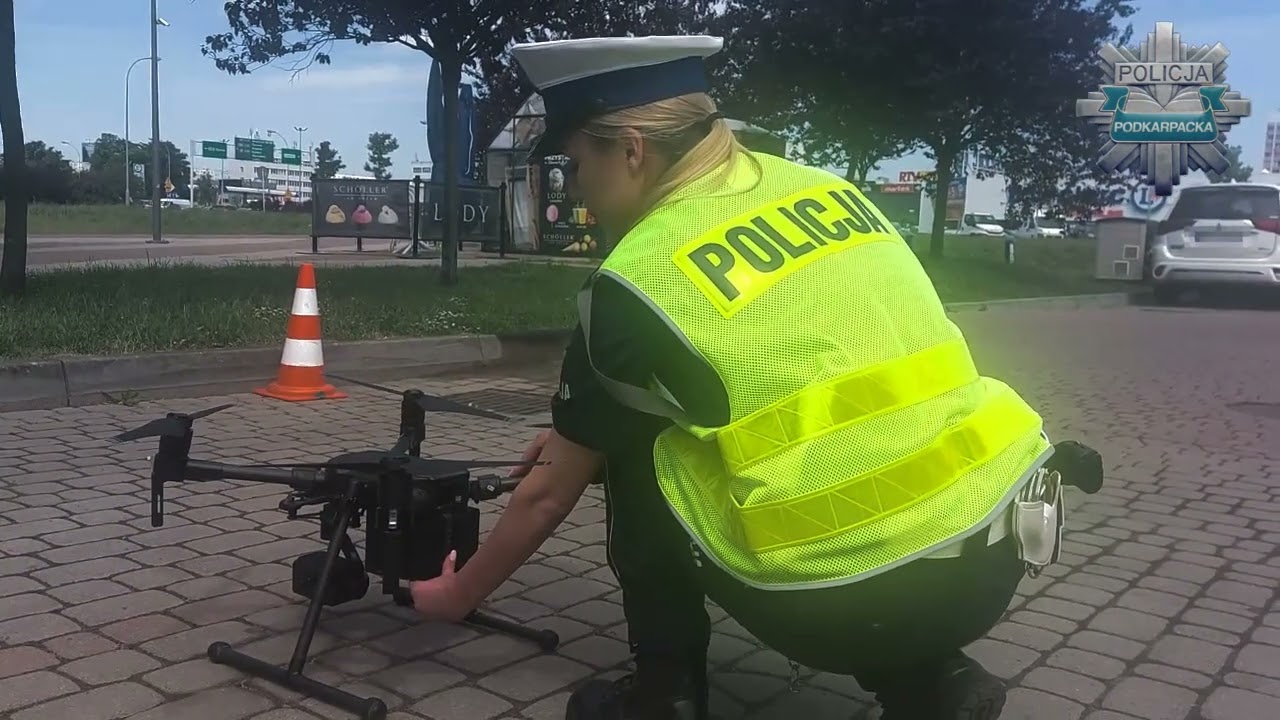 Policyjny dron po raz kolejny w akcji. 22 wykroczenia kierowców